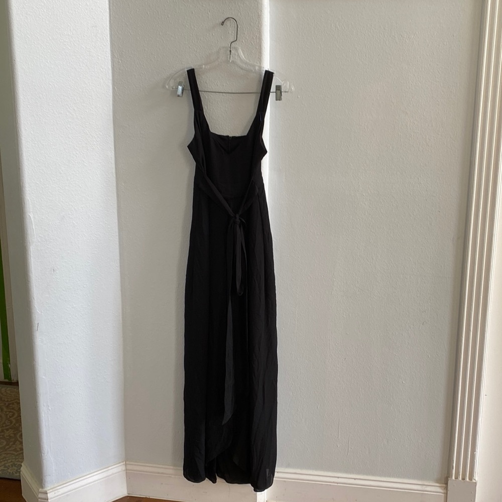 White House Black Market Womens Petite Slit-Detail Wide-Leg‎ Jumpsuit Size 2 NWT